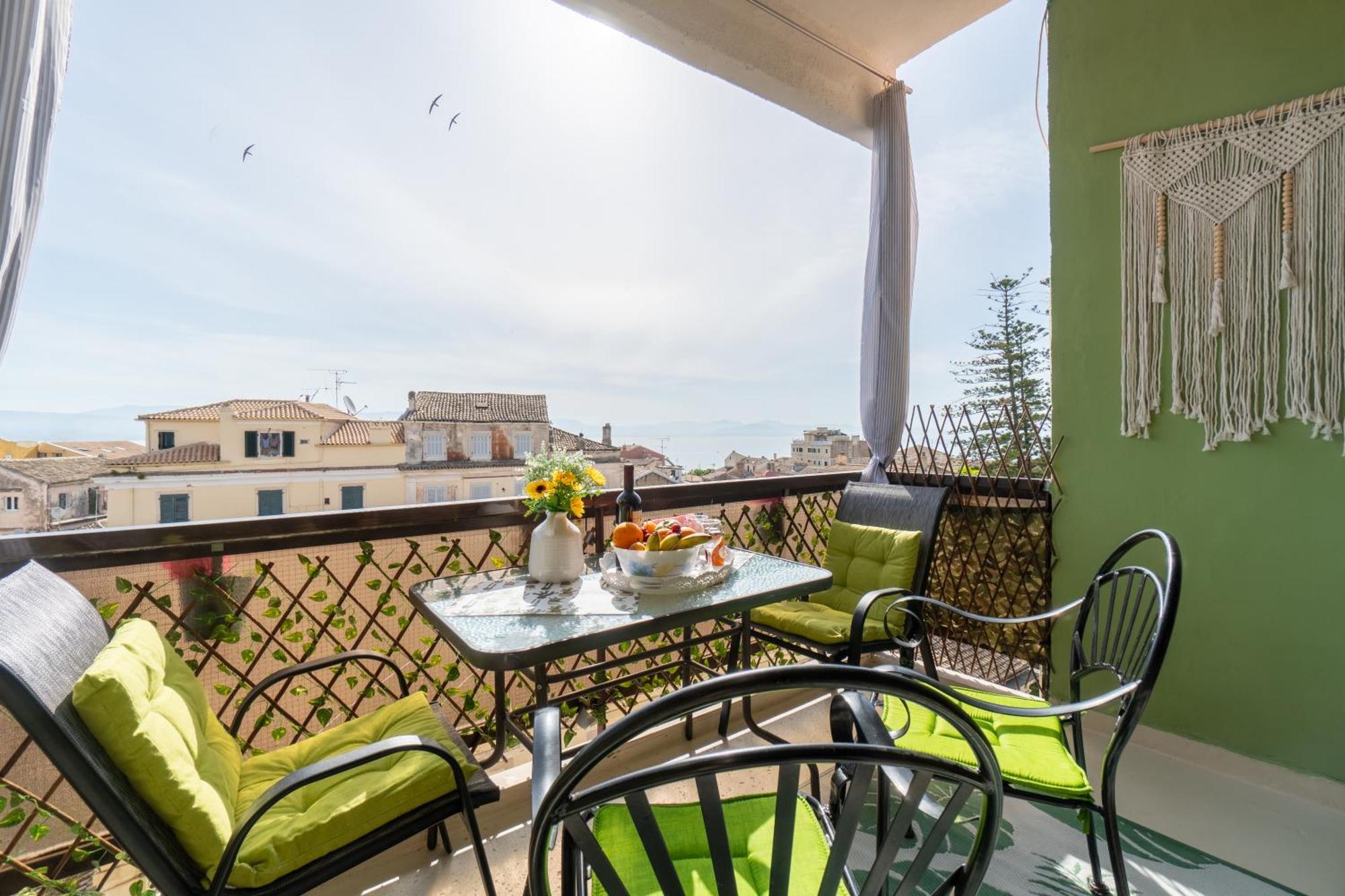 Corfu Panoramic View All The City Exterior foto